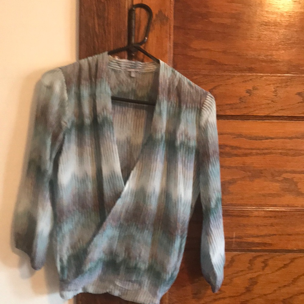 Size small multi color blouse